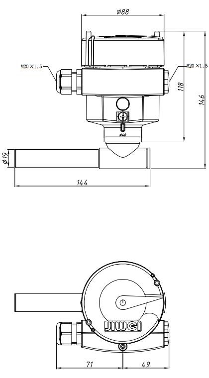 SW-11磁開(kāi)關(guān)尺寸